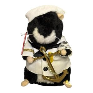 Vintage Gemmy Dancing Hamster Sailor Seymor Sings Anchors Dancing Hamster